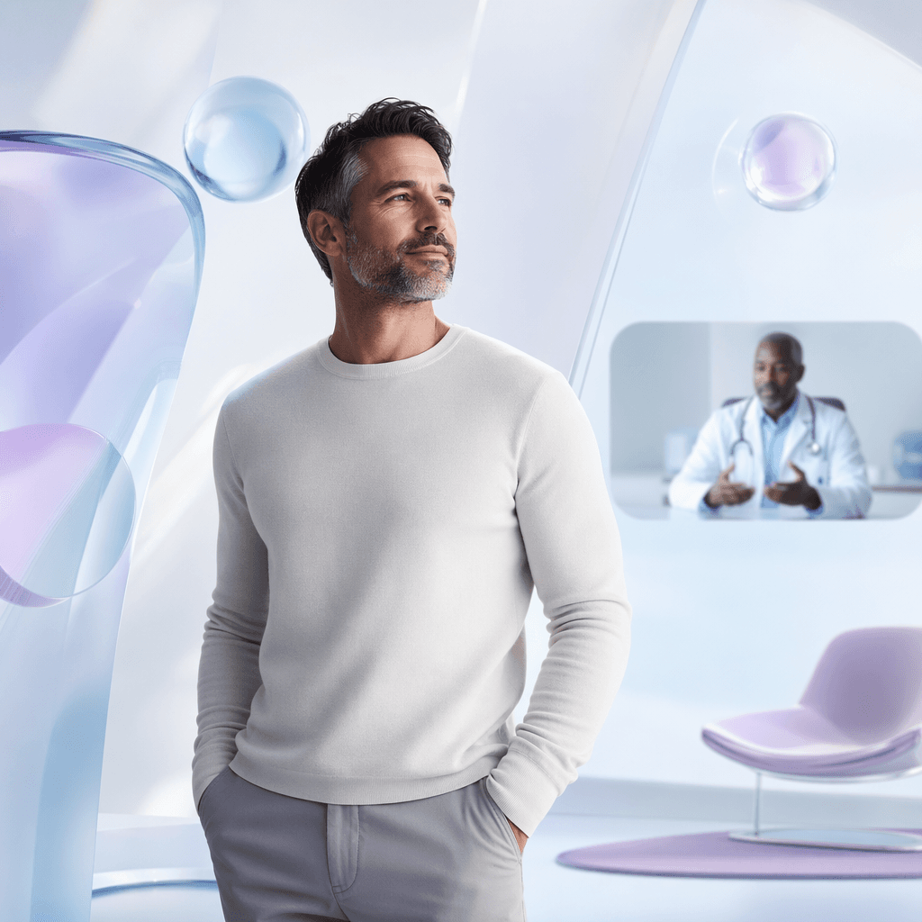 Brand editorial — discreet performance care visual